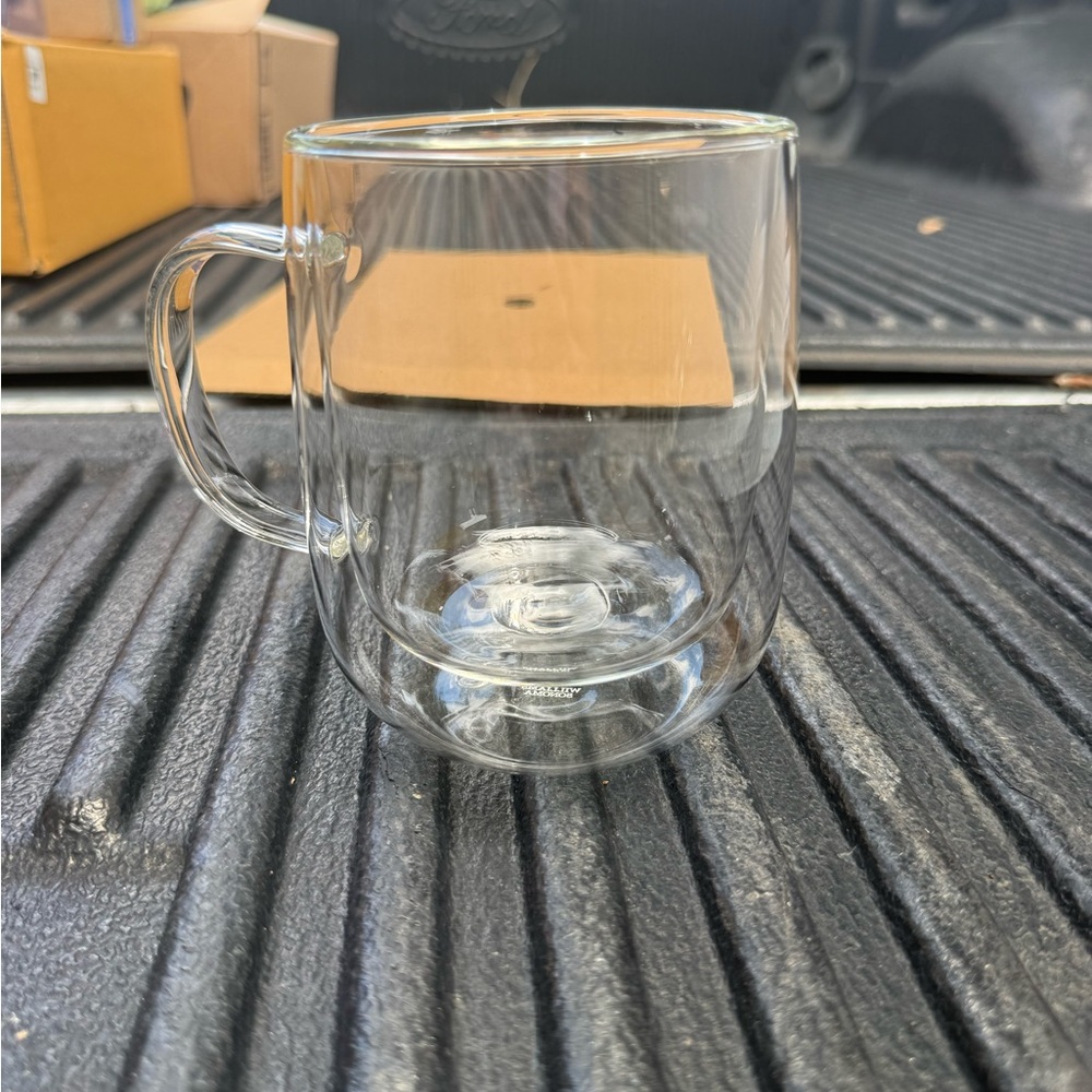 Williams Sonoma Crystal coffee/ tea cup